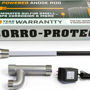 Corro-Protec Powered Anode Rod for Bradford White Heater 20yr Warranty-0
