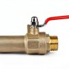 Full Port Water Heater Drain Valve House Mods HMP012 3/4 Brass-1