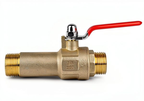 Full Port Water Heater Drain Valve House Mods HMP012 3/4 Brass-1