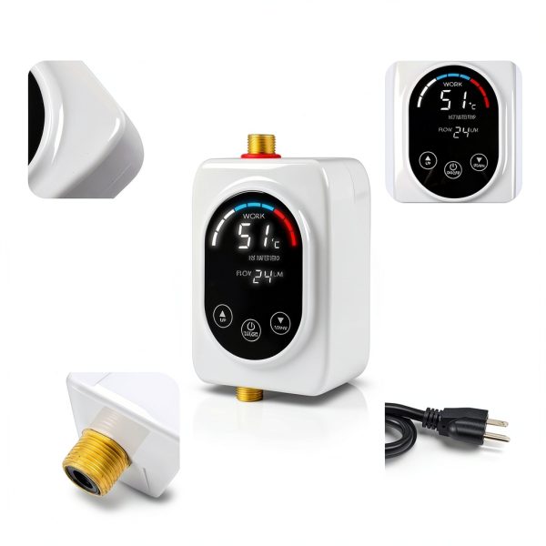 Tankless Water Heater Electric DOYXC 3000W Under-Sink Mini Portable-5