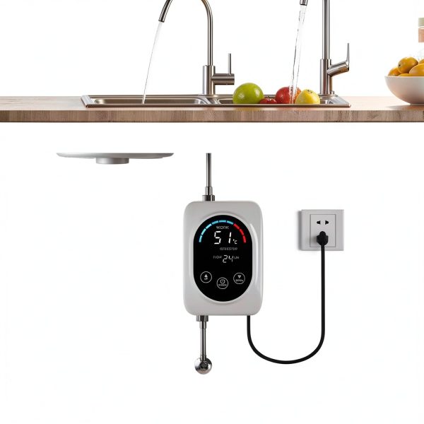 Tankless Water Heater Electric DOYXC 3000W Under-Sink Mini Portable-4