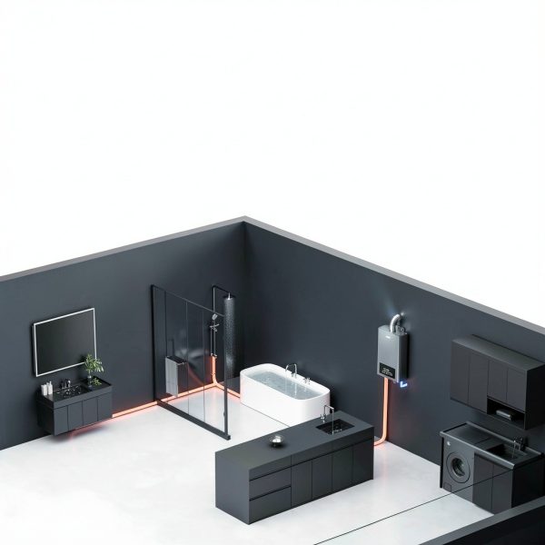 Propane Tankless Water Heater Ranein Indoor 3.6 GPM 80,000 BTU Gray-3