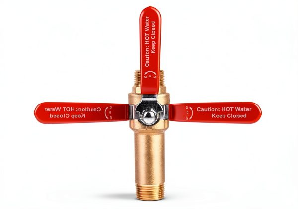 Full Port Water Heater Drain Valve House Mods HMP012 3/4 Brass-3