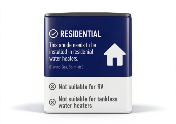 Water Connection Flexible Zinc Anode Rod 44in Hot Water Heater-5