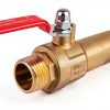 Full Port Water Heater Drain Valve House Mods HMP012 3/4 Brass-4