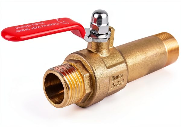 Full Port Water Heater Drain Valve House Mods HMP012 3/4 Brass-4