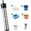 2000W Immersion Water Heater HUVOPUMO Portable Electric Bucket LCD-5