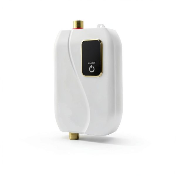 Tankless Water Heater Electric 110V 3000W Under‑Sink xwdzswgs White-7