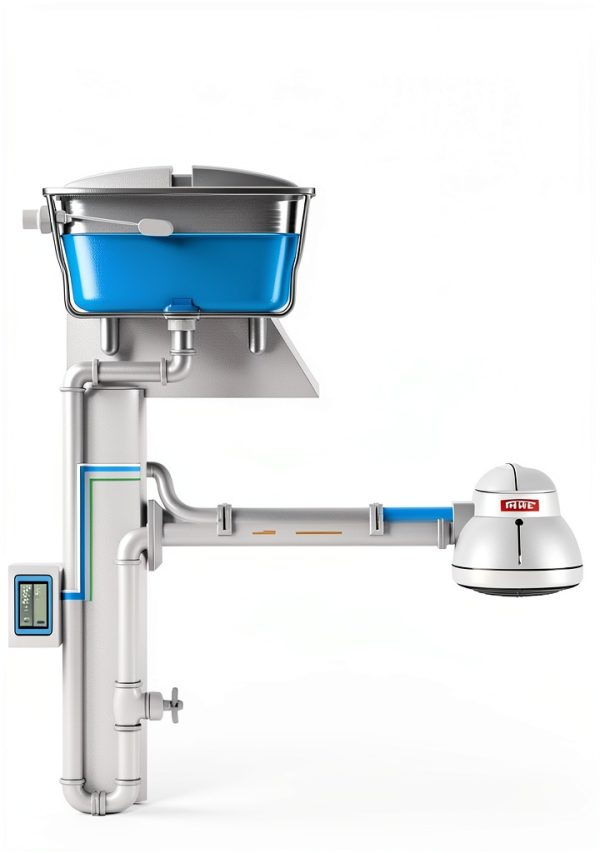Electric shower FAME SUPERDUCHA QUATTRO 110V 4-Temp Tankless Heater-4