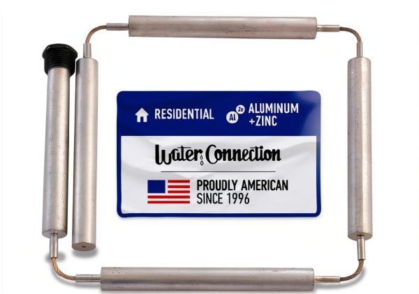 Water Connection Flexible Zinc Anode Rod 44in Hot Water Heater-0