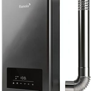 Propane Tankless Water Heater Ranein Indoor 3.6 GPM 80,000 BTU Gray-0