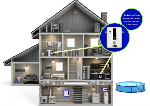 EcoSmart ECO 11 Electric Tankless Water Heater, 13KW at 240 Volts with Patented Self Modulating Technology-4
