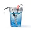 Immersion Water Heater Electric, 2000W Portable Hot Water Heater with 304 S S Guard & LCD Thermometer, Submersible Water Heater Heats up 5 Gallons of Water in Minutes for Bucket Bathtub Small Pool-3