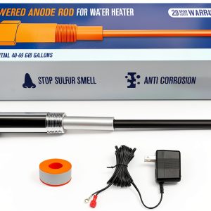 Powered Anode Rod HertzEagle Water Heater 12in 40-89 Gallon Electric-0