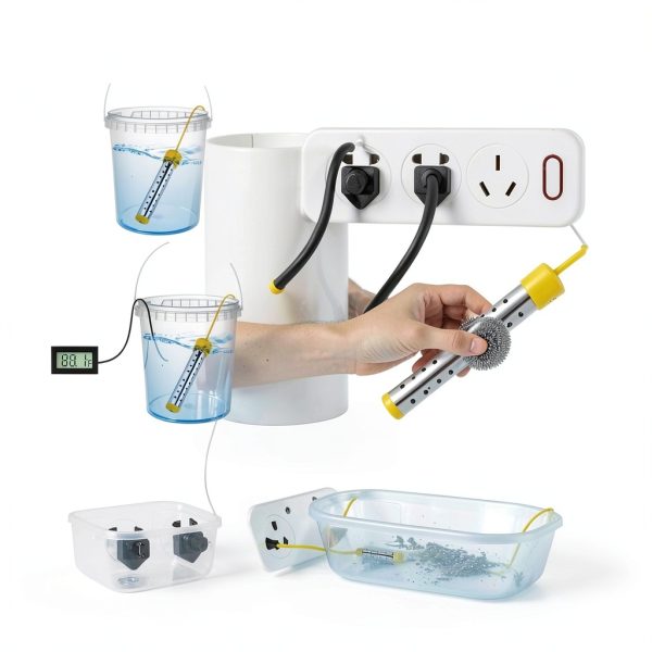 Portable Water Heater Bebaigowna 1500W Immersion with 304 SS Guard-5
