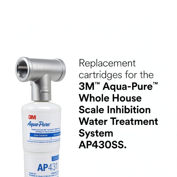 3M Aqua-Pure AP431 House Scale Inhibition Cartridge 1 Count White-1