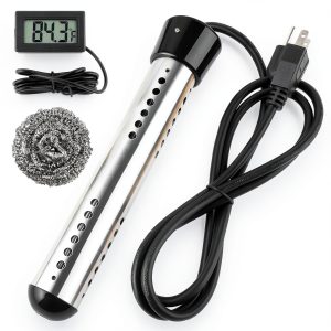 2000W Immersion Water Heater DRSB with 304 Guard and LCD Thermometer-0