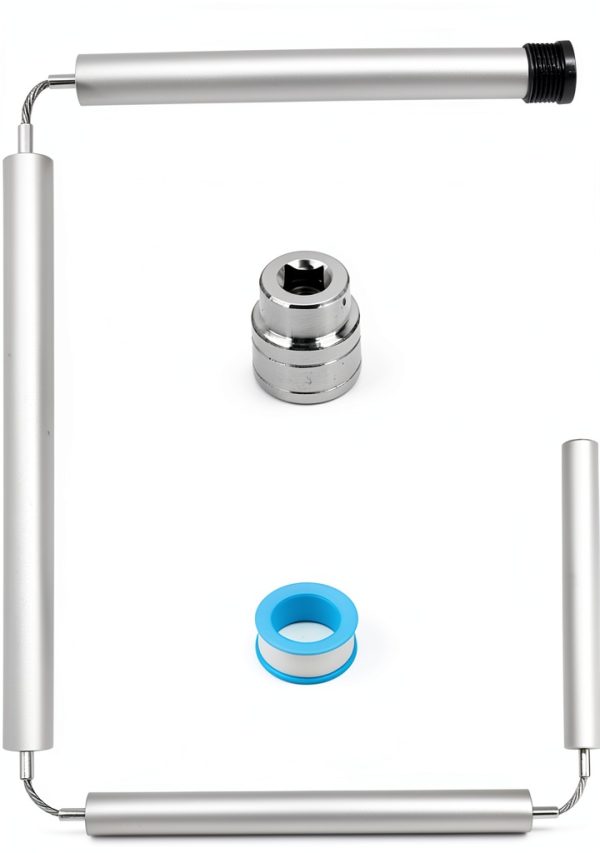 44" Flexible Magnesium Anode Rod for Heaters – yrjns Kit with Hex Tool-6