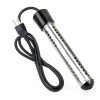 Immersion Water Heater Electric, 2000W Portable Hot Water Heater with 304 S S Guard & LCD Thermometer, Submersible Water Heater Heats up 5 Gallons of Water in Minutes for Bucket Bathtub Small Pool-5