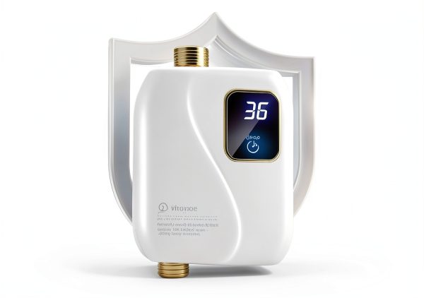 Tankless Water Heater Electric 3000W xwdzswgs Under‑Sink White Compact-3