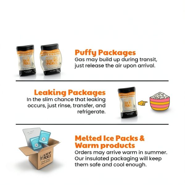 Real Fermented Probiotic Sauerkraut - 3 Pack by Olive My Pickle-3