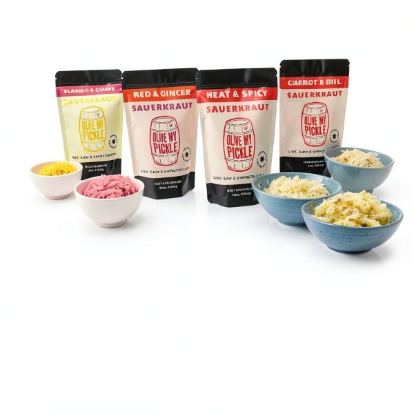 Olive My Pickle Fermented Sauerkraut 96 Oz 6-Pack Probiotic Carrot-2